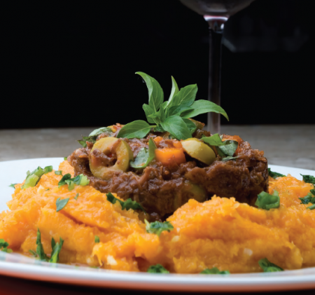 Receitas de Carnes: RAGU DE ACÉM COM PURÊ DE ABÓBORA